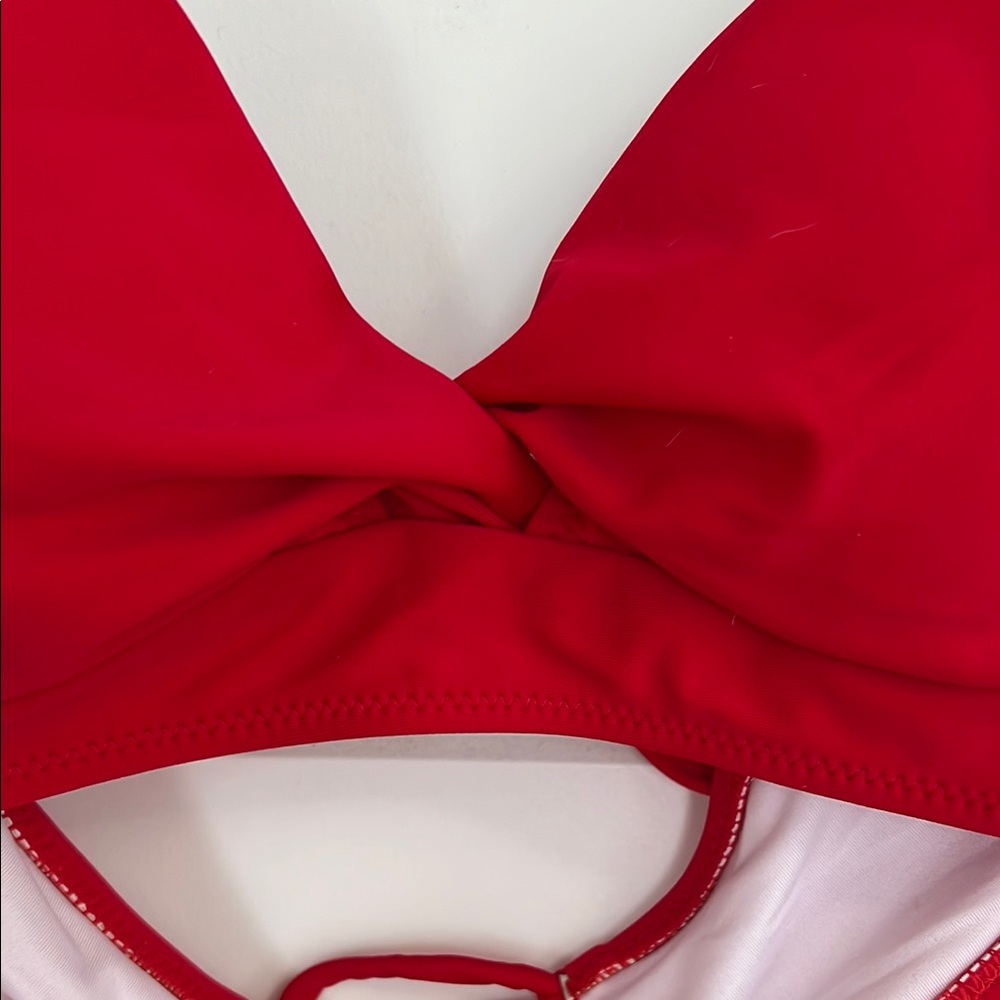 Red Halter Bikini Set - Picture 4 of 8
